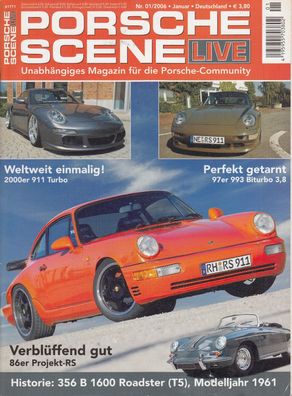 Porsche Scene Live 1/ 2006 - 911 Turbo, 993 Biturbo, Projekt RS, 356 B Cabrio