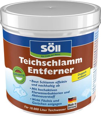 Söll Teichschlammentferner 1 Kg für 20 Qbm Teiche