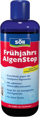 Söll Algenentferner 0,5 Liter Frühjahrsalgenstop für 10 Qbm Teichwasser