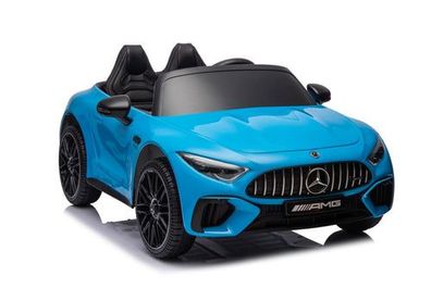 Mercedes AMG SL63 Batterieauto, blau lackiert