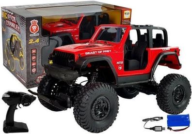 Rotes ferngesteuertes Jeep Geländewagen 2.4G