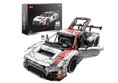 Bausteine Auto RC 1:8 Audi R8 GT3 Rastar Weiß 3322 Elemente