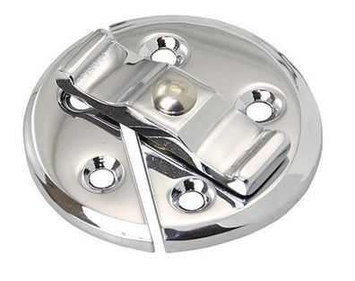 Vorreiber AISI316 Feinguß runde Grundplatte 45mm, PA5035