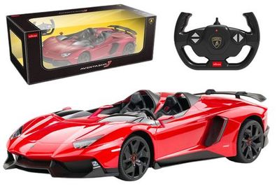 Auto RC Rastar 1:12 Lamborghini Aventador Red Cabrio