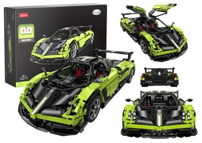 Bausteine Auto RC Rastar 1:8 Pagani Huayra BC Grün 2896 Elemente