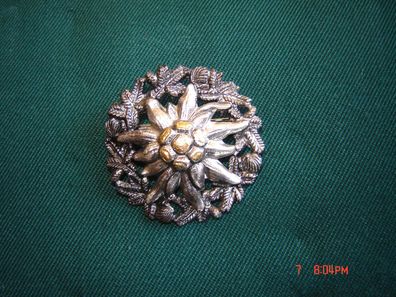 Anstecknadel Edelweiß im Daxn Kranz Trachtenbrosche Hutnadel
