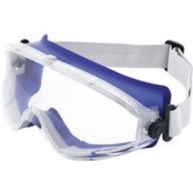 Promat Vollsichtbrille Safeline Daylight Top, Rahmen blau, Scheibe klar