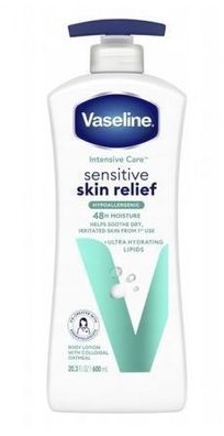 Vaseline Intensive Care Sensitive Skin Relief, Creme, 400 ml