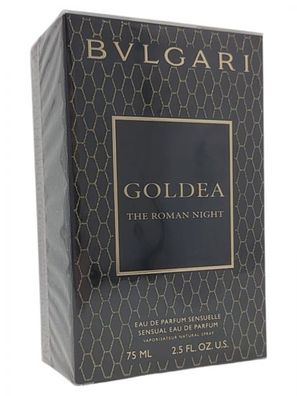 Bvlgari Goldea The Roman Night 75 ml Eau de Parfum Spray NEU OVP