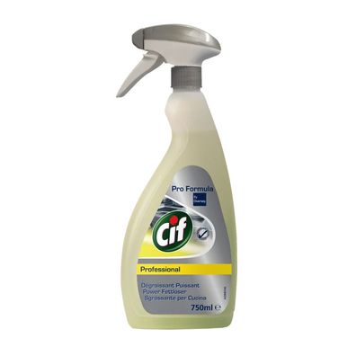 Cif Professional Fettlöser, starker Fettlöser für die Küche | Flasche (750 ml)