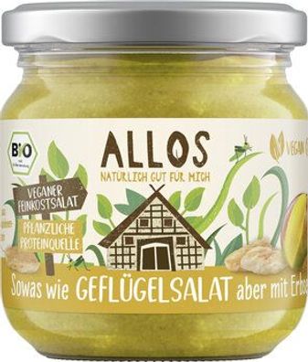 Allos 6x Feinkostsalat wie Geflügelsalat 165g