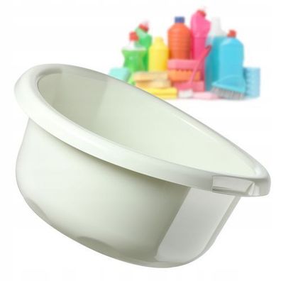 KADAX Kunststoffschüssel, Spülschüssel, Universal-Schüssel, 15L, Creme