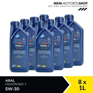 Aral HighTronic J 5W-30 8x1 Liter