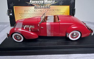 Cord 812 Convertible 1937, Ertl / American Muscle 1:18, limitiert