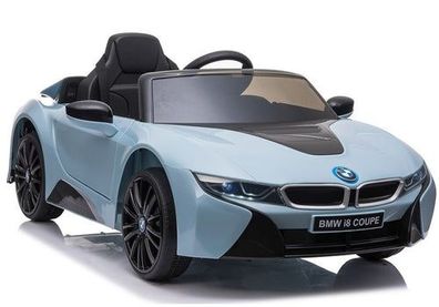 Kinderauto BMW I8 Blau Ledersitz EVA-Reifen