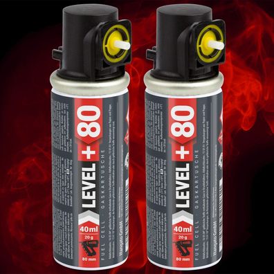 Gaskartusche 2St. 20gr /40ml /80mm für Stiftnagler gasbetriebene Setzgeräte RM80