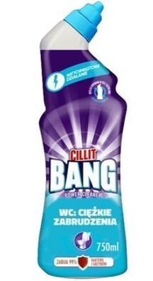 Cillit Bang Kraftreiniger gegen hartnäckige WC-Verschmutzungen, 750 ml