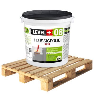 Flüssigfolie 25Kg x 24 Dichtfolie 600kg Palette Dusche Bad Küche Innen L + 08