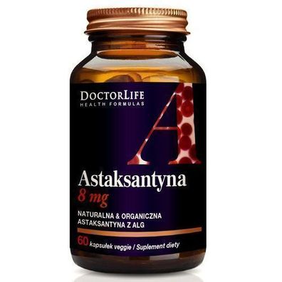 Astaxanthin 8mg Natérliches Astaxanthin, 60 Kapseln