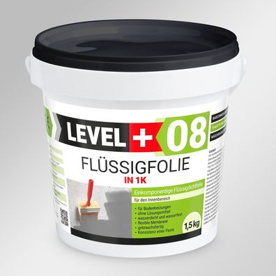 Flüssigfolie in 1K 1,5Kg Dichtfolie Abdichtfolie Abdichtung Bad Dusche Küche L + 08