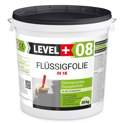 Flüssigfolie in 1K 20Kg Dichtfolie Abdichtfolie Abdichtung Bad Dusche Küche L+08