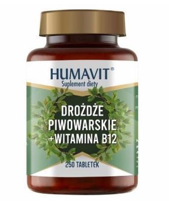 Humavit Vitamin B12 Tabletten mit Bierhefe - 250 Stéck