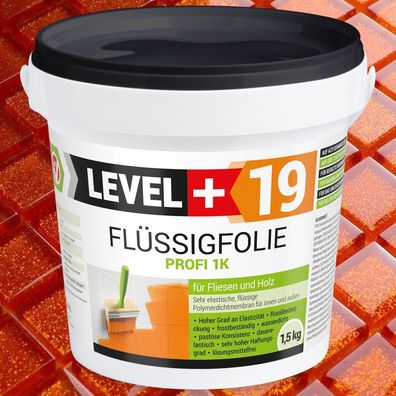 Flüssigfolie Profi 1,5 kg Bad Abdichtung Dichtfolie Innen und Außenbereich RM19