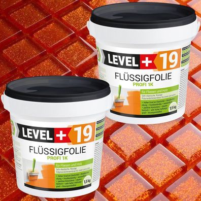 Flüssigfolie Profi 3 kg Bad Abdichtung Dichtfolie Innen und Außenbereich RM19