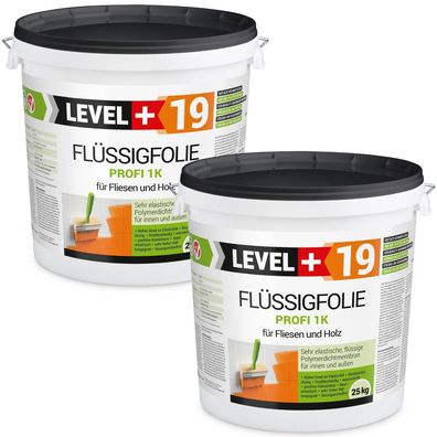 Flüssigfolie Profi Dichtfolie 50 kg Badbdichtung Innen und Außenbereich Bad RM19