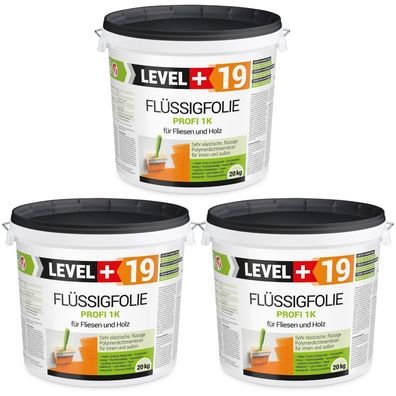 Flüssigfolie Profi Dichtfolie 60 kg Badbdichtung Innen und Außenbereich Bad L+19