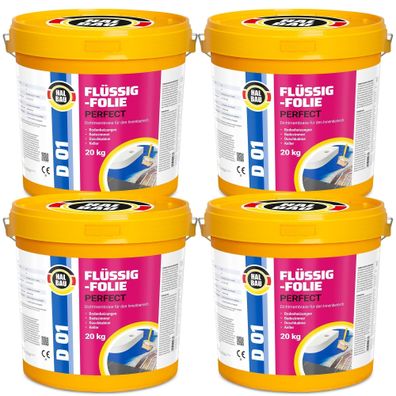 Flüssigfolie Dichtfolie 80Kg Wassersperre Streichfolie Abdichtung Dusche Bad D01
