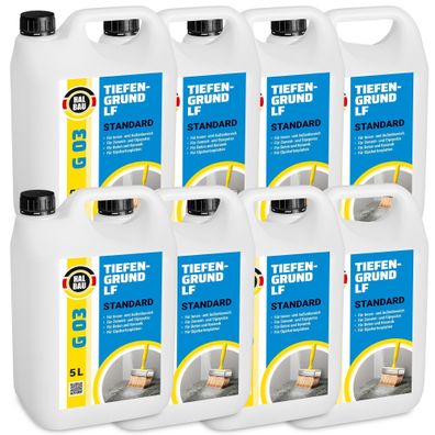 Tiefengrund Tiefgrund LF 40L Voranstrich Farben Tapeten Putz Gips Primer G03