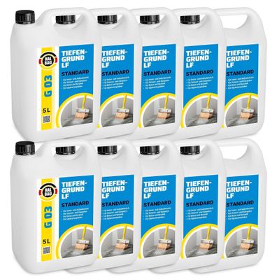 Tiefengrund Tiefgrund LF 50L Voranstrich Farben Tapeten Putz Gips Primer G03