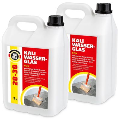 Kaliwasserglas 28-30 Rein Betonimprägnierung Holzschutz Kaliumsilikat-Lösung 10L