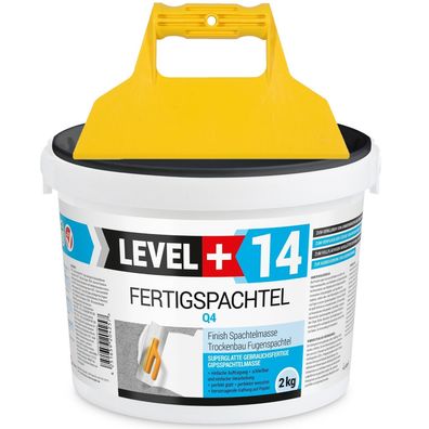 Fertigspachtel 5Kg Glättspachtel Q1-Q4 Innen Trockenbau + Kunststoffspachtel L+ RM14