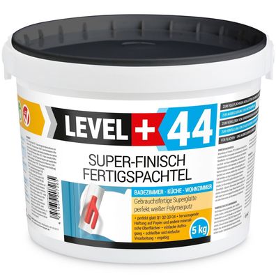 Fertigspachtel 5kg Spachtelmasse Super Finish Masse Q4 Fugenspachtel Bad RM44