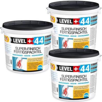 Fertigspachtel 60kg Spachtelmasse Super Finish Masse Q4 Fugenspachtel Bad RM44