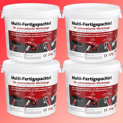 Fertigspachtel Mehrzweck/ Fugenspachtel Innen 100kg Glätten Taping Füll Finish