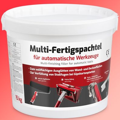 Fertigspachtel Mehrzweck/ Fugenspachtel Innen 15kg Glätten Taping Füll Finish