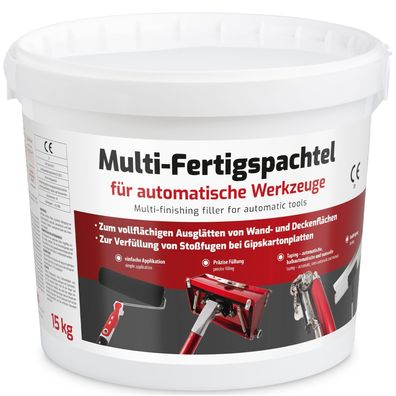 Fertigspachtel Mehrzweck/ Fugenspachtel Innen Glätten Taping Füll Finish 15kg