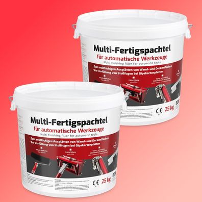 Fertigspachtel Mehrzweck/ Fugenspachtel Innen 50kg Glätten Taping Füll Finish