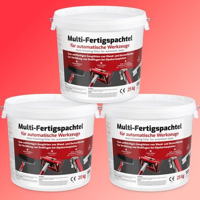 Fertigspachtel Mehrzweck/ Fugenspachtel Innen 75kg Glätten Taping Füll Finish