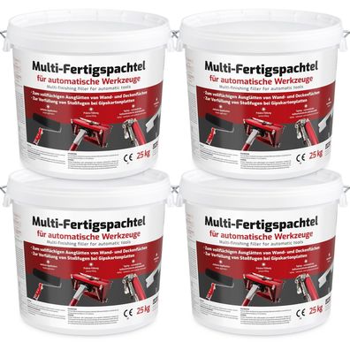 Fertigspachtel Mehrzweck/ Fugenspachtel Innen Glätten Taping Füll Finish 100kg