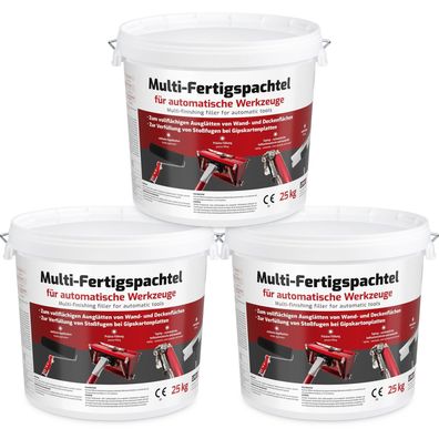 Fertigspachtel Mehrzweck/ Fugenspachtel Innen Glätten Taping Füll Finish 75kg