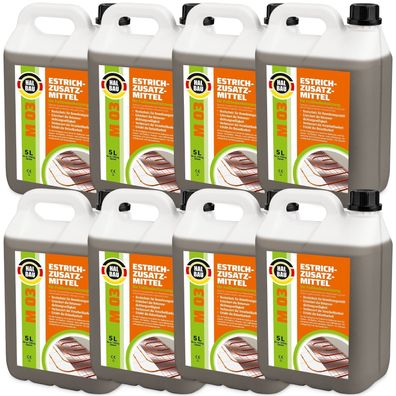 Estrichzusatzmittel Fußbodenheizung Heizestriche Beton 40L Plastifizierer M03