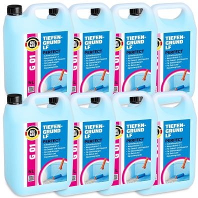Tiefengrund Perfect LF 40L Wasserlösslich Wand Boden Voranstrich Profi Primer G01