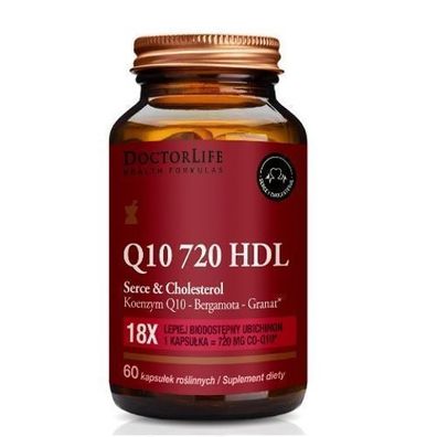 Doctor Life Q10 720 HDL Herz &amp/ Cholesterin, 60 Kapseln