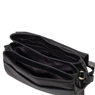 Alassio Damentasche RENA Handtasche Umhängetasche Tasche Leder schwarz 29077001