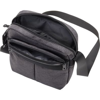 Lightpak Umhängetasche Epsilon Businesstasche Messengerbag Polyester grau 46164