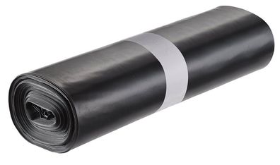 Entsorgungssäcke, 800 x 1200 mm, 20 St./Rl., Schwarz, Stärke: 100
